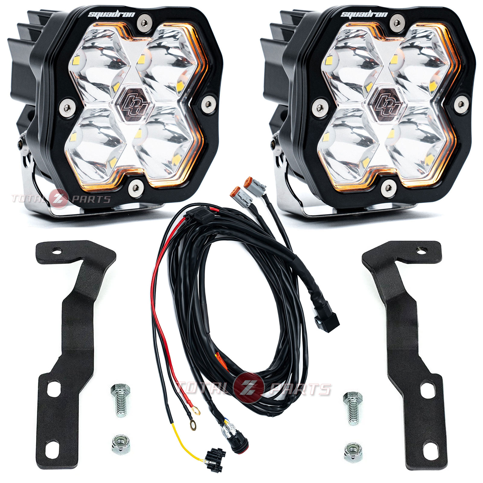 Baja Designs® Squadron 2.0 Sport LED Ditch Lights (Spot Beam) Kit for 16-23 Tacoma