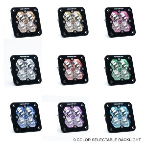Baja Designs® Squadron 2.0 Sport Flush Mount LED Amber Driving/Combo Light (Single) Baja Designs® Squadron 2.0 Sport Flush Mount LED Amber Driving/Combo Light (Single)