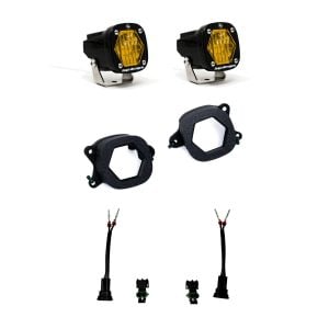 Baja Designs® S1 Amber LED Fog Lights Kit for 24-26 Ford Ranger Raptor