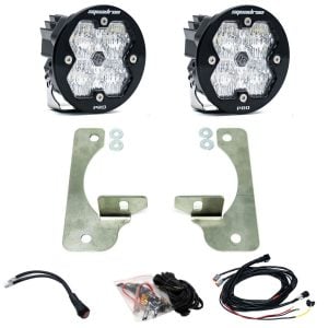 Baja Designs® Squadron 2.0 Pro Clear LED Fog Lights Kit (18+ Wrangler / Gladiator Rubicon)
