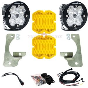 Baja Designs® Squadron 2.0 Pro LED Amber Fog Lights Kit (18+ Wrangler / Gladiator Rubicon)
