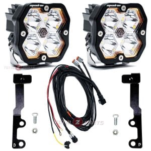 Baja Designs® Squadron 2.0 Sport Clear Spot Beam LED Ditch Lights Kit for 22+ Tundra