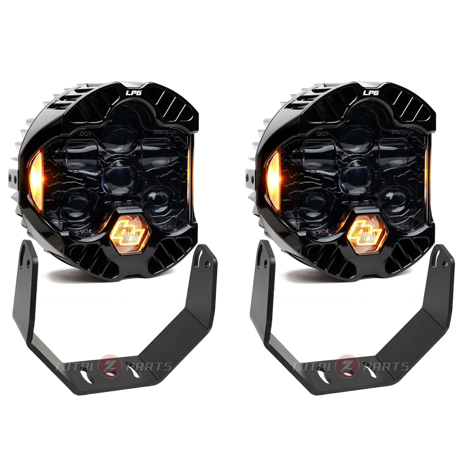 Baja Designs® DOT LP6 Clear 5000K (Amber DRL) Pair Light Pods Universal & Brackets Baja Designs® DOT LP6 Clear 5000K (Amber DRL) Pair Light Pods Universal & Brackets