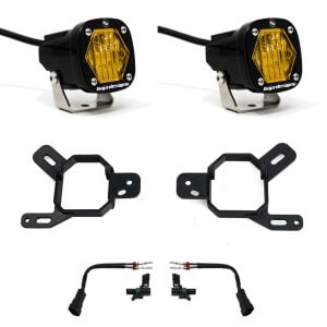 Baja Designs® S1 Amber Fog Lights Kit (22-26 Sierra AT4-X, 23-26 Canyon/Colorado, 24-26 Sierra HD)