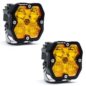Baja Designs® Squadron 2.0 Sport Amber Pair Driving/Combo Lights (Without Wiring)