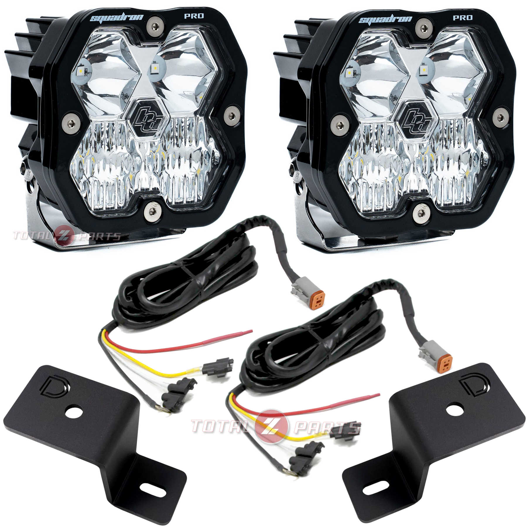 Baja Designs® Squadron 2.0 Pro Clear Driving/Combo Ditch Lights Kit (Upfitter Wiring) for 21-26 Ford F150 Baja Designs® Squadron 2.0 Pro Clear Driving/Combo Ditch Lights Kit (Upfitter Wiring) for 21-26 Ford F150