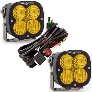 Baja Designs® XL Pro 4.5" Pod Fog Lights Amber Driving/Combo & Wiring