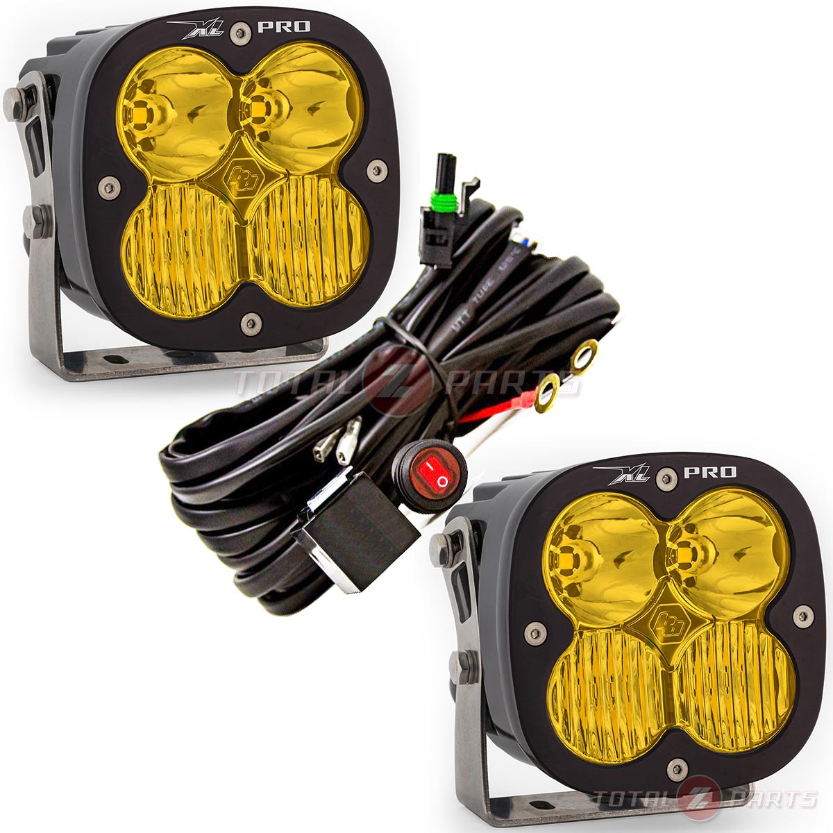 Baja Designs® XL Pro 4.5" Pod Fog Lights Amber Driving/Combo & Wiring Baja Designs® XL Pro 4.5" Pod Fog Lights Amber Driving/Combo & Wiring